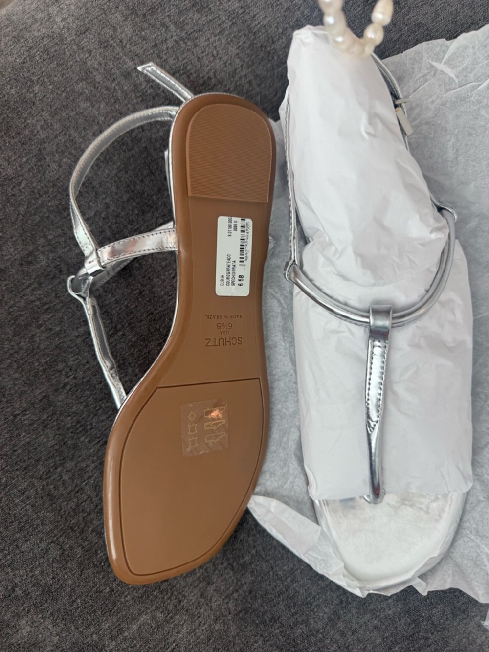 Silver sandals - Picture 4 of 4